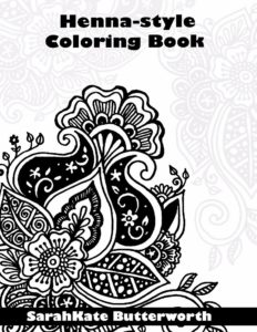 Sarakate Henna-Style Coloring Book